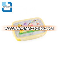 5 divisions 304 stainless steel leakproof bento lunch box for kids